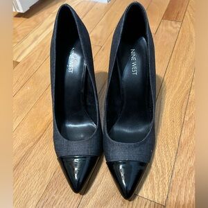 Nine West - black heels - size 9.5